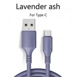 Wholesale for Samsung Huawei purple_type-c 1.2m Micro USB Type-C Android Fast Charging Magnet Liquid Charging Line