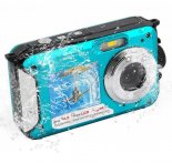 Wholesale with Selfie Mode blue Underwater Camera Digital Camera 24 MP 1080P Camera