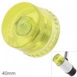 Wholesale 40mm Rubber Hammer Head Double Faced Work Glazing Window Beads Hammer with Replaceable Hammer Head Nylon Head Mallet Tool