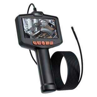 Industrial Endoscope Camera 4.3inch LCD Screen 1080P HD Digital Endoscope Camera IP67 Waterproof Camera Dual lens 10 meters