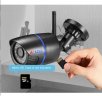 Wholesale CCTV Security IP Camera Wifi ONVIF Micro SD Card Slot 2 million pixels 1080P (8mm) Wireless IP Camera 1080P Surveillance Waterproof