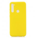 Wholesale Soft Candy Color Frosted Surface Shockproof TPU Back Cover Mobile Phone Case yellow For Redmi NOTE 8 NOTE 8 Pro