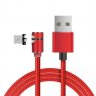 Wholesale for Apple Plug Micro USB Type-c red 360° Magnetic Charging Cable