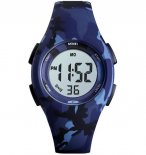 Wholesale Electronic Children's Watch Blue camouflage Boys Girls Watch Fashion Luminous Waterproof