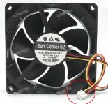 Wholesale SANYO 9A0912G401 12V 0.39A 3wires cooling Fan