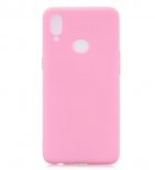 Wholesale Shockproof TPU Back Cover Soft Candy Color Frosted Surface Mobile Phone Case dark pink For Samsung A10S A20S