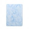Wholesale Cover Marbling Pattern PU Leather Pen Loops Anti-fall Anti-scrach Anti-slip Protect Shell Tri-fold Tablet Case blue For iPad Pro 10.2 2019 Tablet