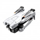 RC Aircraft 4k Obstacle Avoidance 360-Degree Rollover Optical Flow Dual Camera 4-Shaft RC Drone Gray 1 Batteries