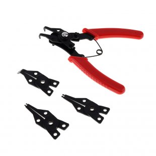 Wholesale 4 In 1 Multifunctional Pliers Snap Ring Circlip Clamp Internal and External with High Carbon Steel Clamp Head and Soft PVC Crimp Handle