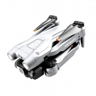 RC Aircraft 4k Obstacle Avoidance 360-Degree Rollover Optical Flow Dual Camera 4-Shaft RC Drone Gray 1 Batteries