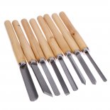 wholesale 8pcs Wood Handles Lathe Chisel Set Turning Tools Carpenters