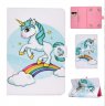 Wholesale 7Inches Color Painted PU Cover with Front Snap unicorn Universal Laptop Protective Case