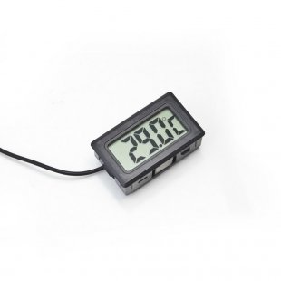 Mini LCD Digital Thermometer Fridge Freezer Thermometer for Fish Tank Aquarium black