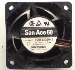 Wholesale Original SANYO server cooling Fan 6038 12V 1.54A 9G0612G1041 With fixed shelf cpu cooler heatsink axial Cooling Fan