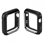 Wholesale Magnetic Metal Bumper Case 38 40 42 44mm black_38mm For Apple Watch iWatch Series 4/3/2/1