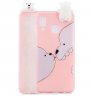 Wholesale Mobile Phone Case+Back Cover Bracket Big white bear For Samsung A10S A20S Color Painting Pattern Drop Protection Soft TPU